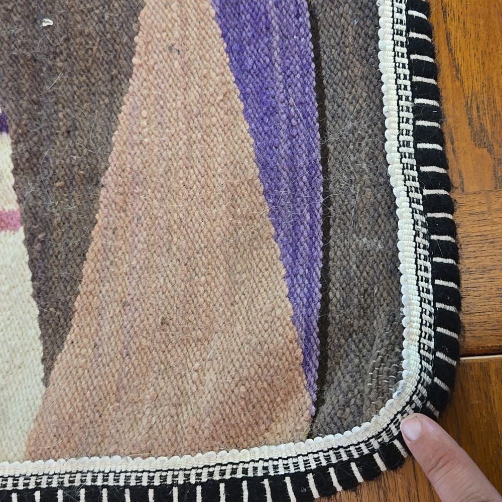 Vintage Colorful Geometric Landscape Shoulder Bag - Picture 8 of 10